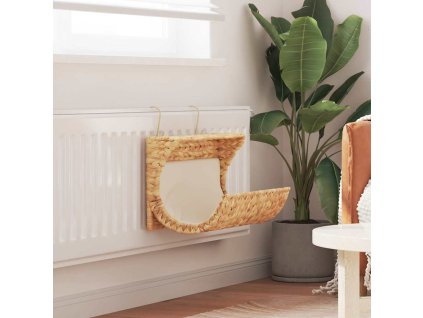 Pelíšek pro kočku s polštářkem vodní hyacint 37 x 20 x 20 cm 245496