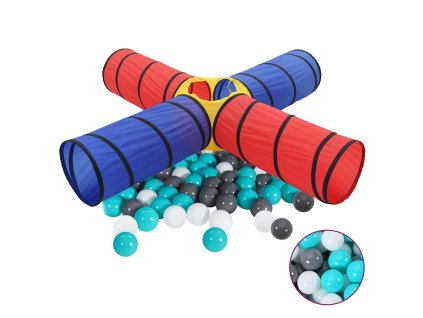 Dětský tunel na hraní s 250 míčky vícebarevný 3107710