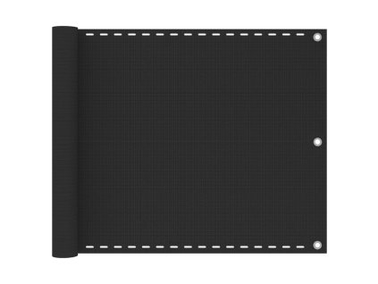 Balkónová zástěna HDPE 75 x 500 cm antracitová 310838