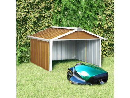 Přístřešek pro robotickou sekačku 92x97x63 cm pozinkovaná ocel 150910