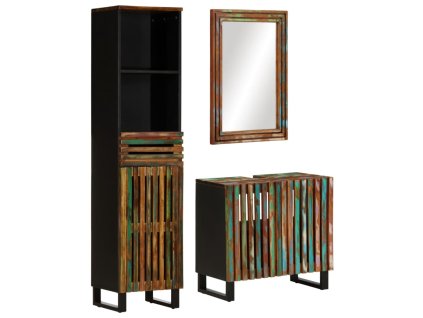 3dílná koupelnová sestava masivní akáciové dřevo 3217105