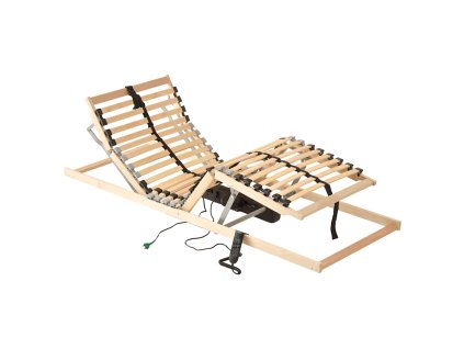 Elektrický lamelový rošt postele s 28 lamelami 7 zón 70x200 cm 321822