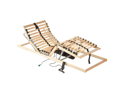 Elektrický lamelový rošt postele s 28 lamelami 7 zón 80x200 cm 321823