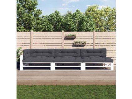 Podušky na palety 7 ks antracitové textil 3188909