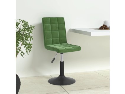 Otočné jídelní židle 4 ks tmavě zelené samet 3089292