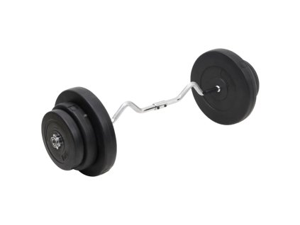 Zakřivená tyč se závažím 60 kg 3145019