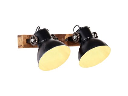 Industriální nástěnné svítidlo černé 45 x 25 cm E27 320513