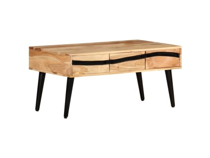 Konferenční stolek 88 x 50 x 42 cm masivní akáciové dřevo 322676