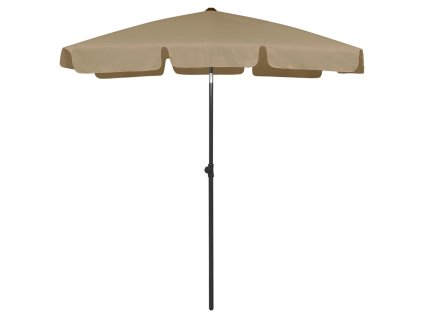 Plážový slunečník taupe 180 x 120 cm 314722