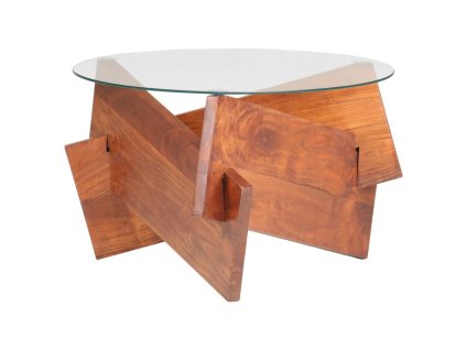 Konferenční stolek 60 cm masivní akáciové dřevo 323402