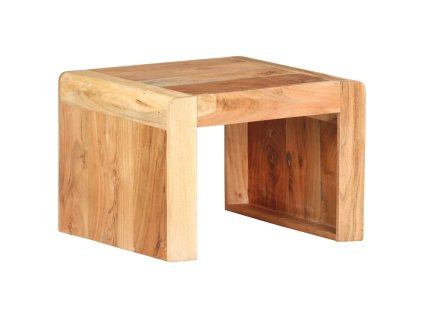 Odkládací stolek 43 x 40 x 30 cm masivní akáciové dřevo 323588