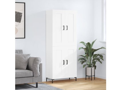 Skříň highboard bílá 69,5 x 34 x 180 cm kompozitní dřevo 3199681