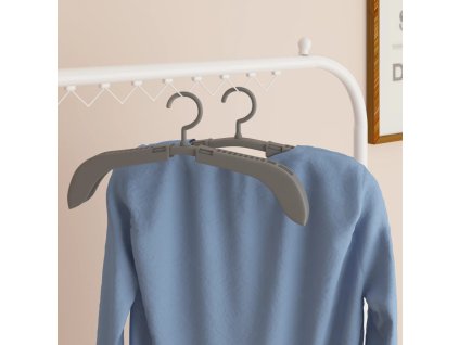 Vysouvací ramínka na šaty 10 ks šedá 3102981