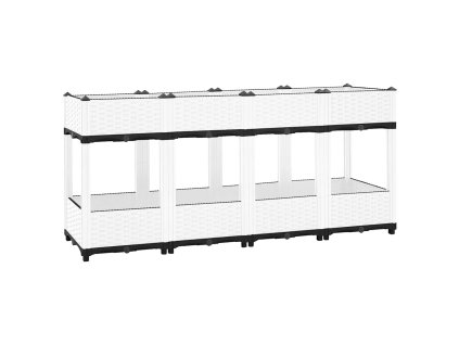 Vyvýšený záhon 160 x 40 x 71 cm polypropylen 153315