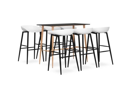 7dílný barový set černobílý 3057480