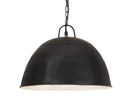 Industriální závěsné svítidlo 25 W černé kulaté 41 cm E27 320543