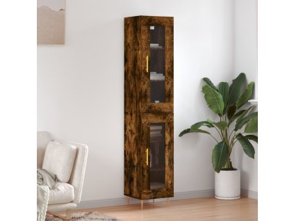 Skříň highboard kouřový dub 34,5 x 34 x 180 cm kompozitní dřevo 3199422