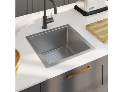 Ručně vyrobený kuchyňský dřez nerezová ocel 145077