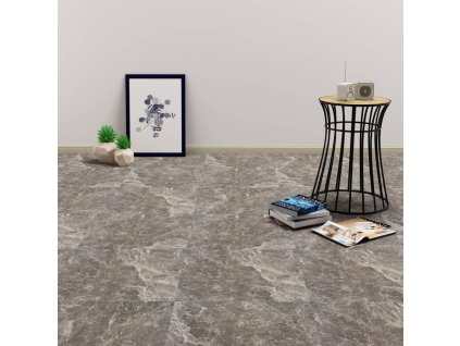 Samolepicí podlahová krytina z PVC 5,11 m² černý mramor 144870