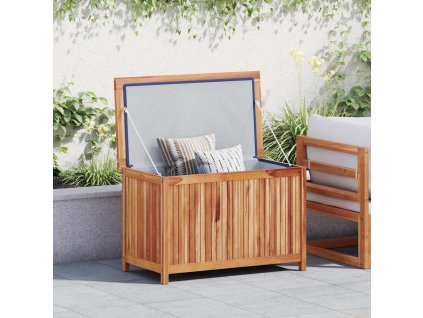 Zahradní úložný box 90 x 50 x 58 cm masivní teakové dřevo 315380