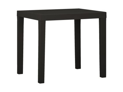 Zahradní stůl antracitový 79 x 65 x 72 cm plast 315845