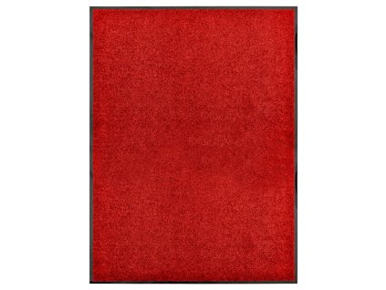 Rohožka pratelná červená 90 x 120 cm 323424