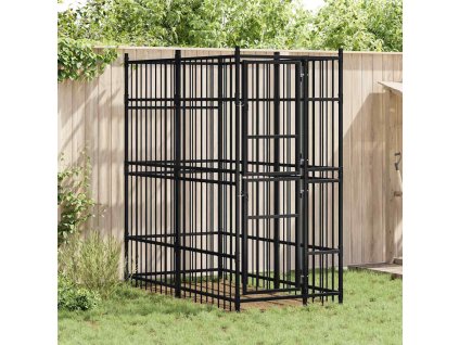 Venkovní psí kotec ocel 1,84 m² 171472