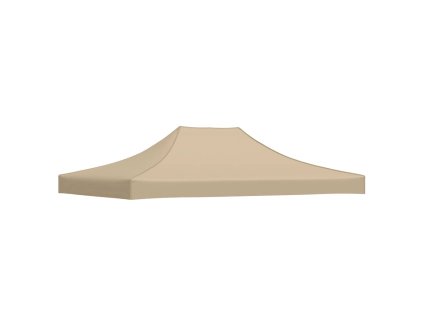 Střecha k party stanu 4 x 3 m béžová 270 g/m² 315353