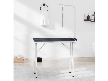 Stůl na úpravu a koupání psů a koček nastavitelný s 1 smyčkou 170169