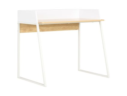 Psací stůl bílý a dub 90 x 60 x 88 cm 20265