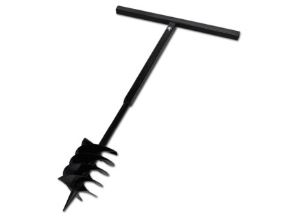 Zemní vrták s rukojetí, 180 mm, s trojitou spirálou 141027