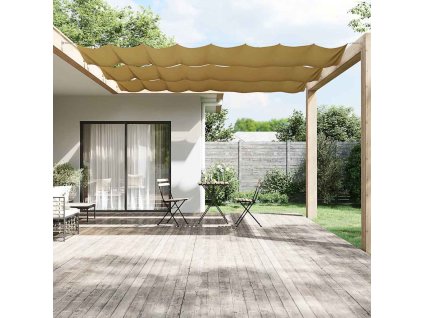 Vertikální markýza béžová 100 x 800 cm oxfordská látka 148259