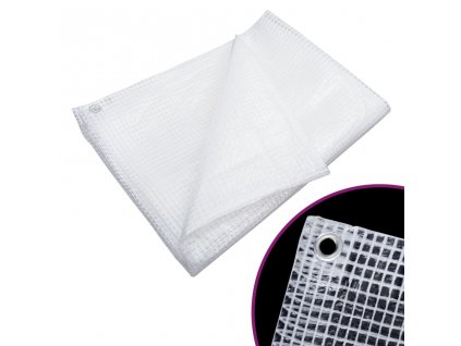 Plachta 140 g/m² 4 x 6 m bílá 151616