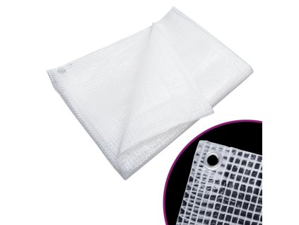 Plachta 140 g/m² 8 x 10 m bílá 151623