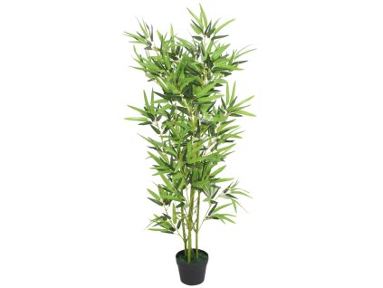 Umělá rostlina bambus s květináčem 120 cm zelený 244456