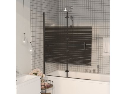 Skládací sprchový kout ESG 100 x 140 cm černý 150741