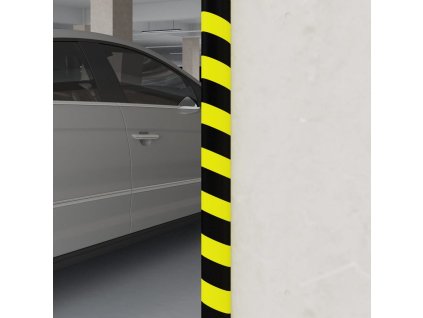 Chránič rohů žlutočerný 4 x 3 x 100 cm PU 153094