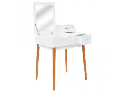 Toaletní stolek se zrcadlem MDF 60 x 50 x 86 cm 245752