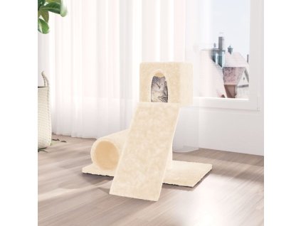 Škrabadlo pro kočky se sisalovým sloupkem krémové 59 cm 171606