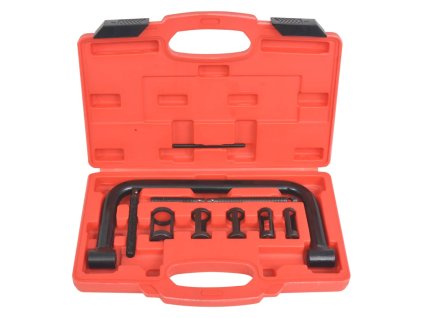 Sada nástrojů s pružinovým kompresorem a ventilem, 10 dílů 210015