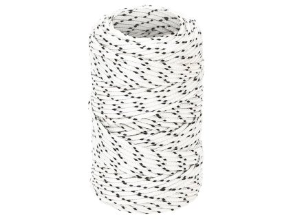 Splétané lodní lano bílé 2 mm x 50 m polyester 152742