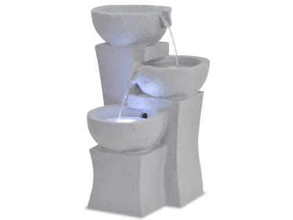Interiérová fontána s LED osvětlením, polyresin 244290
