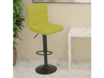 Barová židle zelená textil 334277