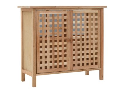 Skříňka pod umyvadlo masivní ořechové dřevo 66 x 29 x 61 cm 247097