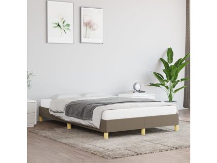 Rám postele bez matrace taupe 120 x 200 cm textil 346806