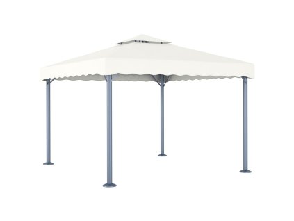 Altán 300 x 300 cm krémový hliník 48058