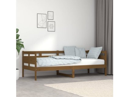 Válenda medově hnědá masivní borové dřevo 80 x 200 cm 820305