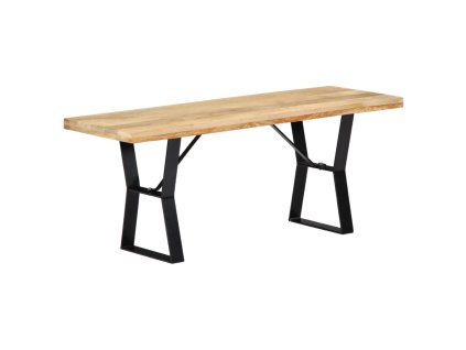 Lavice 110 cm masivní mangovníkové dřevo 247951