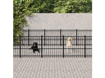 Venkovní psí kotec ocel 28,23m² 3124623