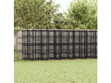 Venkovní psí kotec ocel 16,59 m² 3097944